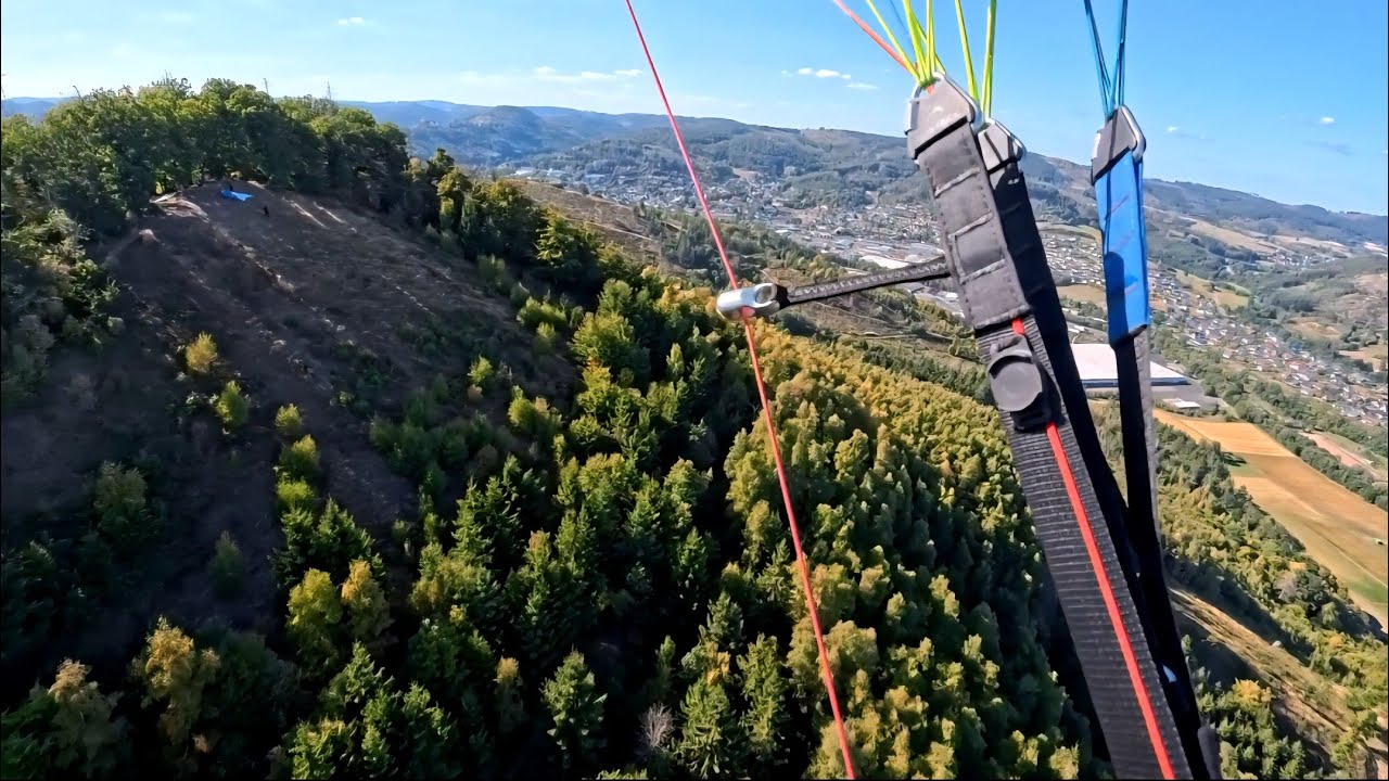 Gleitschirm fliegen am Entenberg