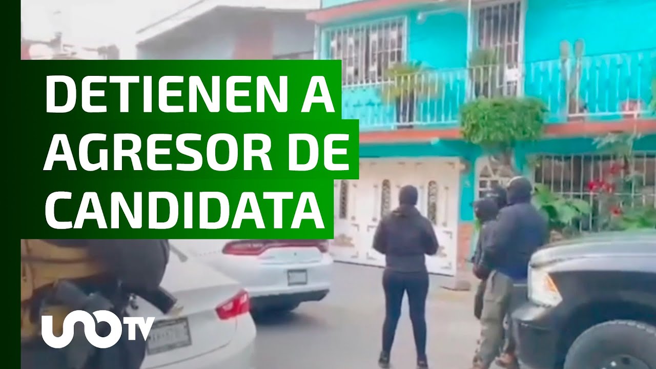 Detienen al agresor de candidata a la Alcaldía Cuauhtémoc.