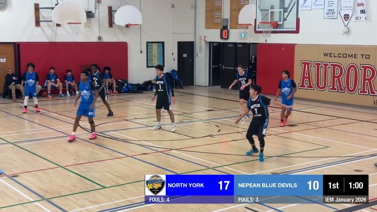 NORTH YORK vs NAPEAN BLUE DEVILS U15 - 2nd Game - IEM Jan 17-18, 2026 OBA Sanctioned Tournament 