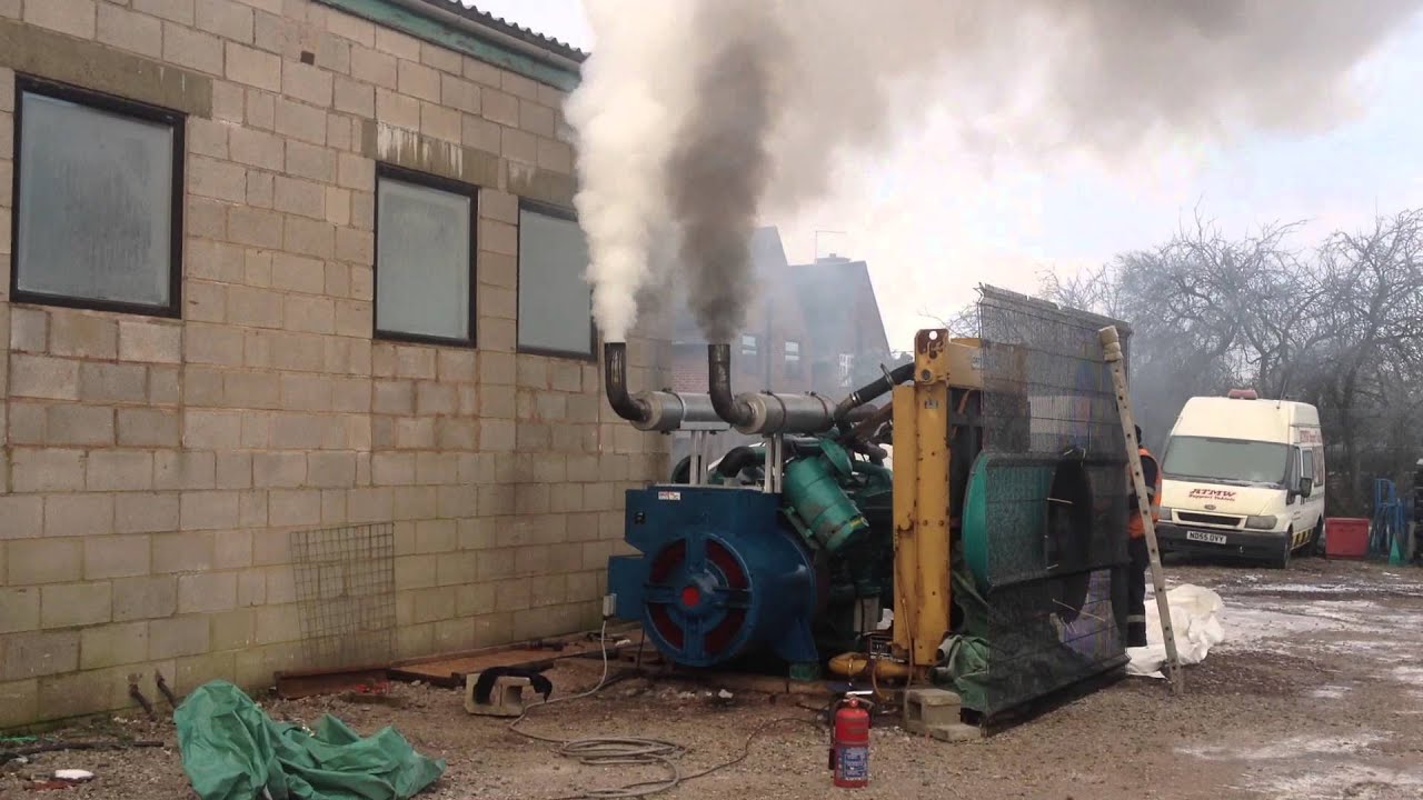 500KVA Cummins Diesel Generator set cold start/Backfire