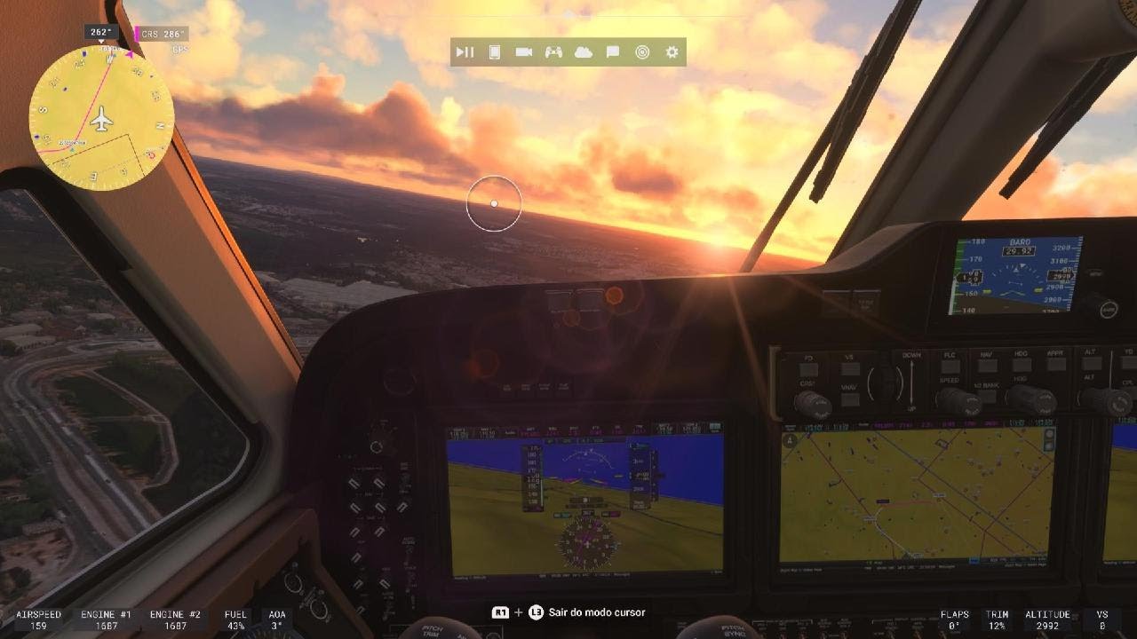 Microsoft Flight Simulator 2024 - PS5 - Jundiaí to Campinas - Campinas to Jundiaí