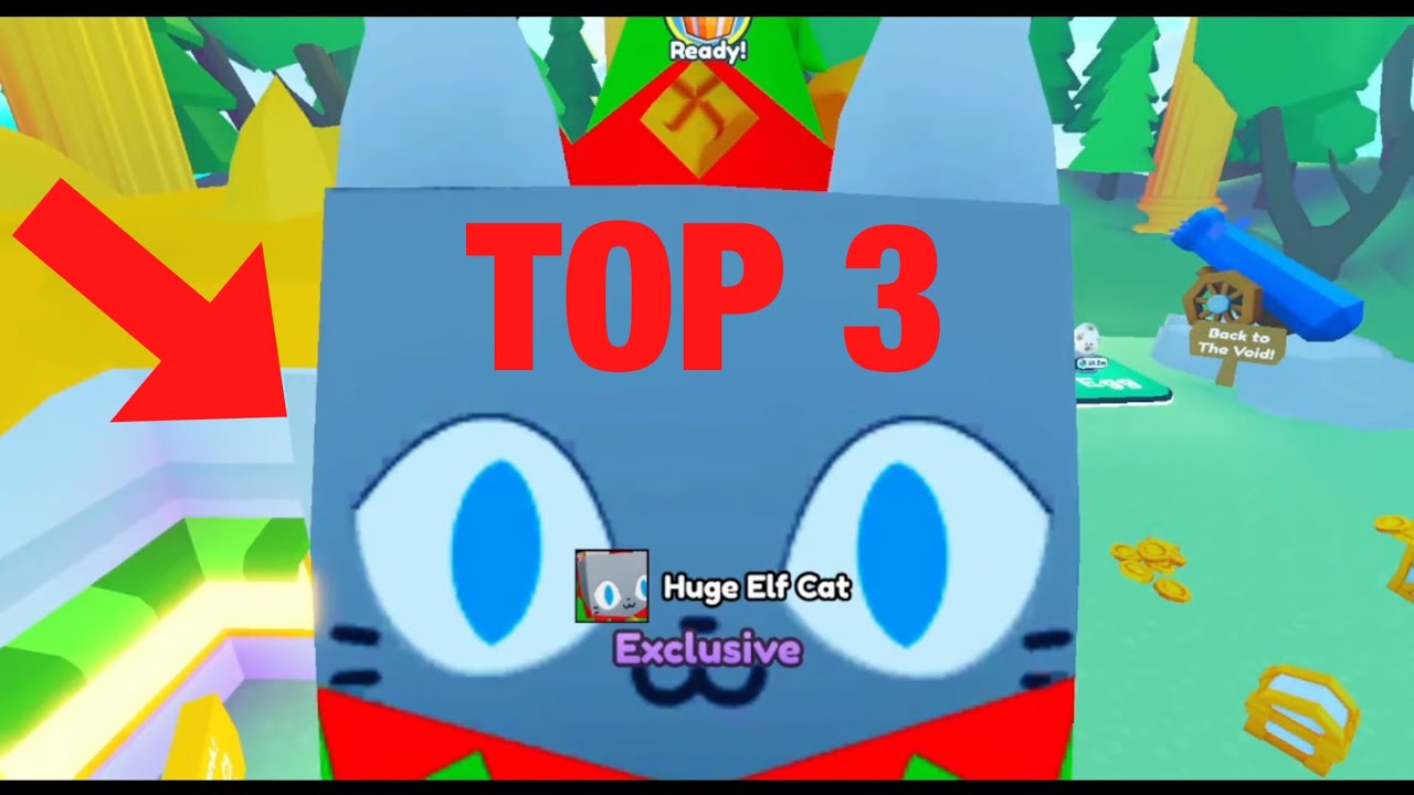 OMG! 😱 TOP 3 YOUTUBERS HATCHING *HUGE ELF CAT* ON CAMERA! 🎄🎅 Roblox Pet Simulator X