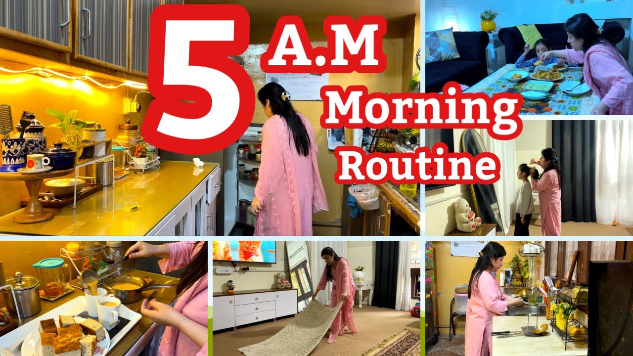 5 A.M Morning Routine of a Housewife/ CHICKEN BIRYANI RECIPE