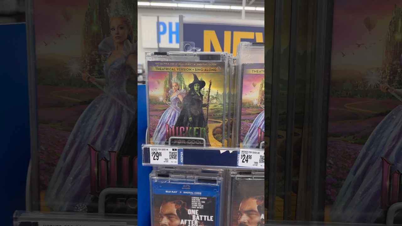 🧹🧙 WICKED FOR GOOD or Bad on DVD Blu Ray & 4k?