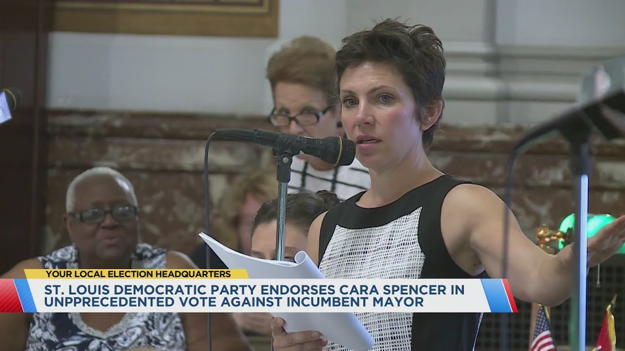 Democrats endorse candidate challenging incumbent St. Louis mayor