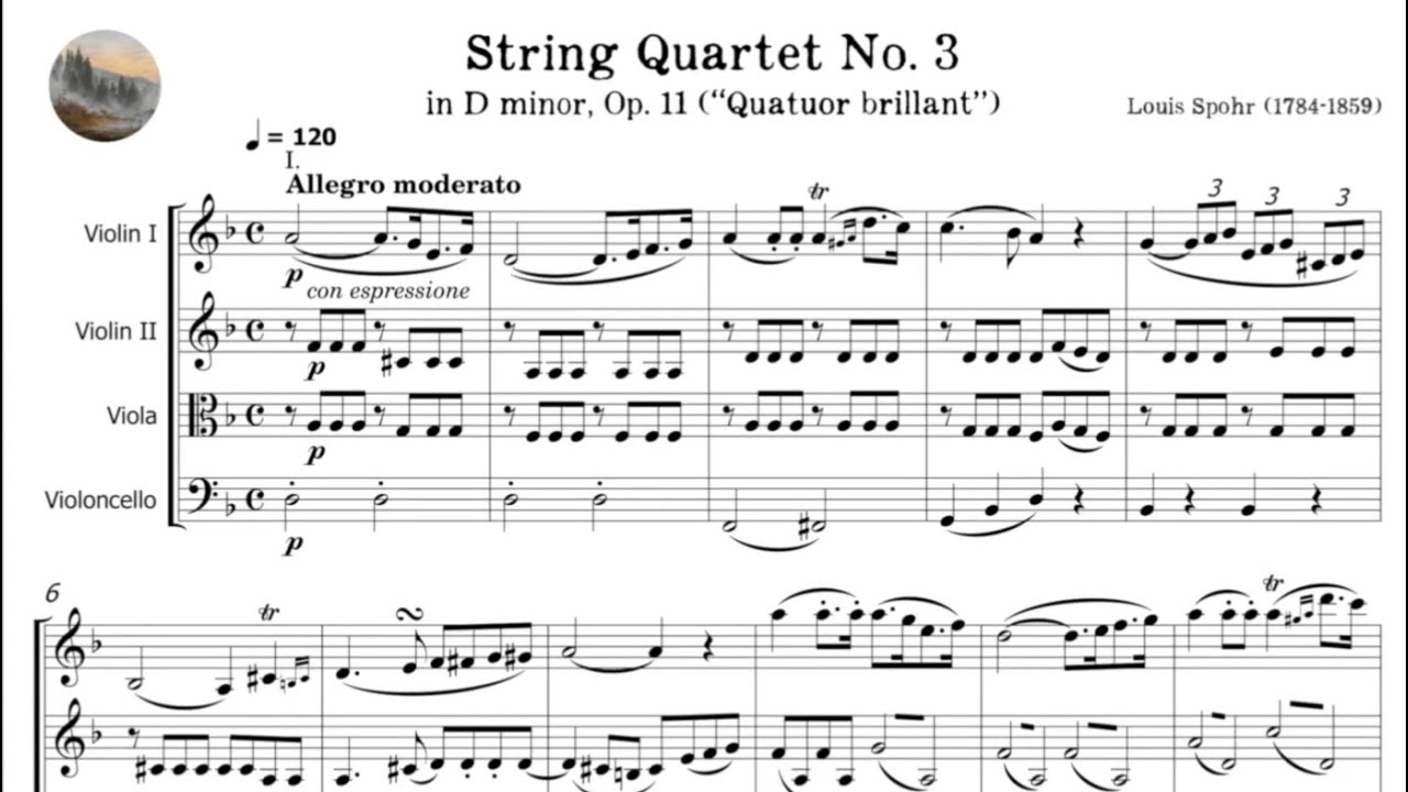 Louis Spohr - String Quartet No. 3, Op. 11 