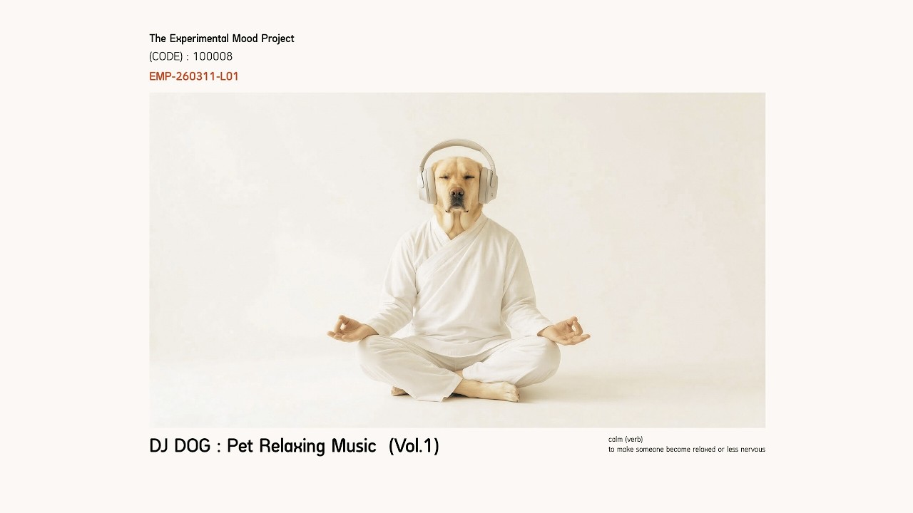 DJ DOG Pet Relaxing Music (Soft Music to Calm Your Pet) Vol.1 — The Experimental Mood Project
