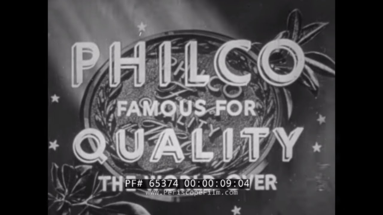 РЕКЛАМНЫЙ ФИЛЬМ ХОЛОДИЛЬНИКА МАРКИ PHILCO «КАЧЕСТВО ВО ВСЕМ МИРЕ». БЫТОВАЯ ТЕХНИКА 1950-Х ГОДОВ 6...