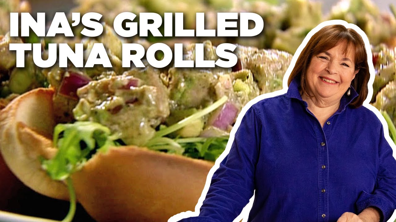 Ina Garten's 5-Star Grilled Tuna Wasabi Rolls | Barefoot Contessa | Food Network