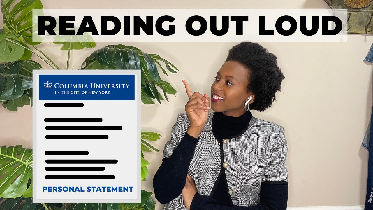 Graduate School Personal Statement | Columbia University