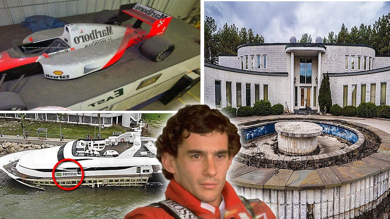 LUXOS ABSURDOS ABANDONADOS APÓS A M0RT3 DE AYRTON SENNA
