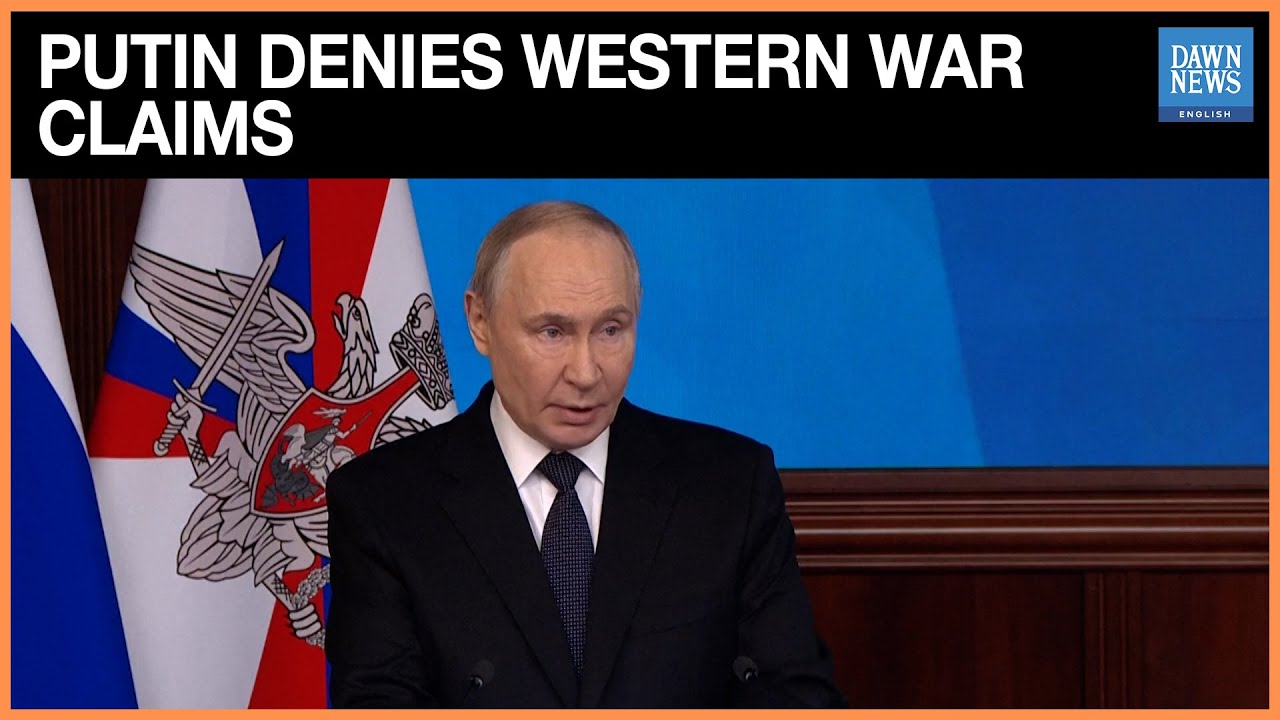 Putin Calls Western War Preparation Claims a Lie | Dawn News English