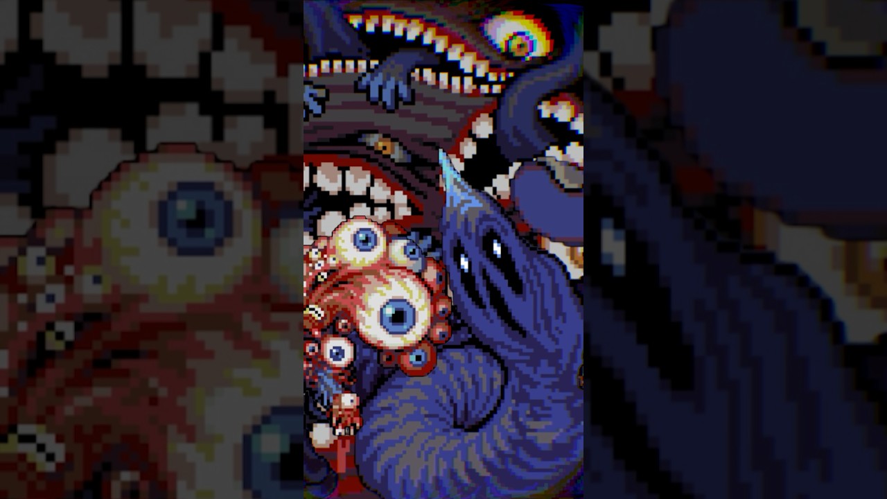 Look Outside - a twisted pixel art Eldritch adventure! #gaming #indiegame