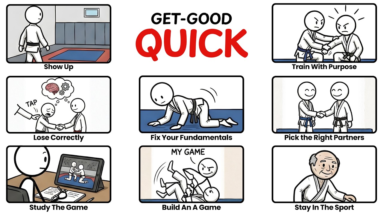 How To Get Good At Jiu Jitsu Quickly Explained In 14 Minutes