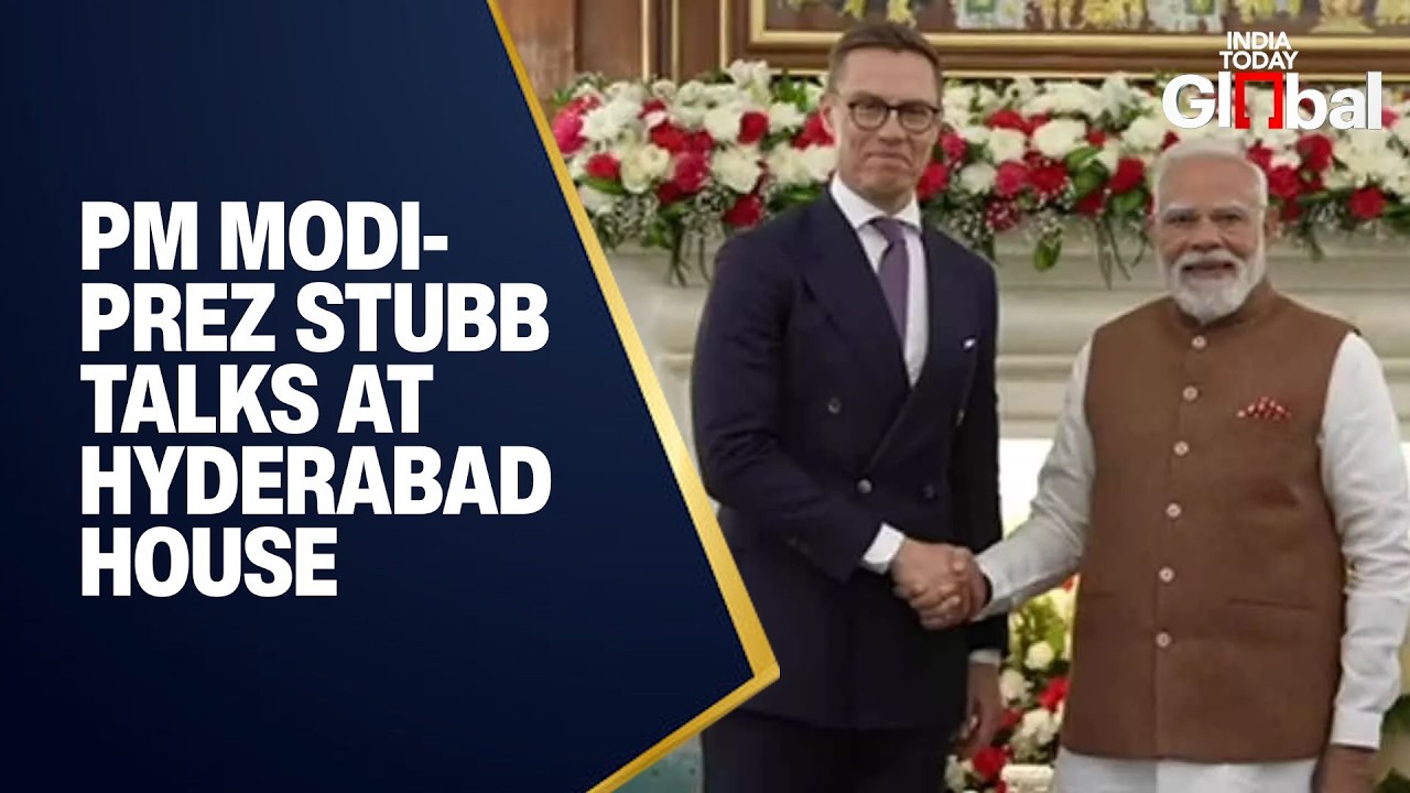 LIVE: PM Modi-Stubb Delegation Talks at Hyderabad House, India-Finland Meeting