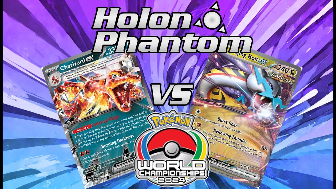 2024 Format Pokemon TCG Battle! Charizard ex Vs Raging Bolt ex!