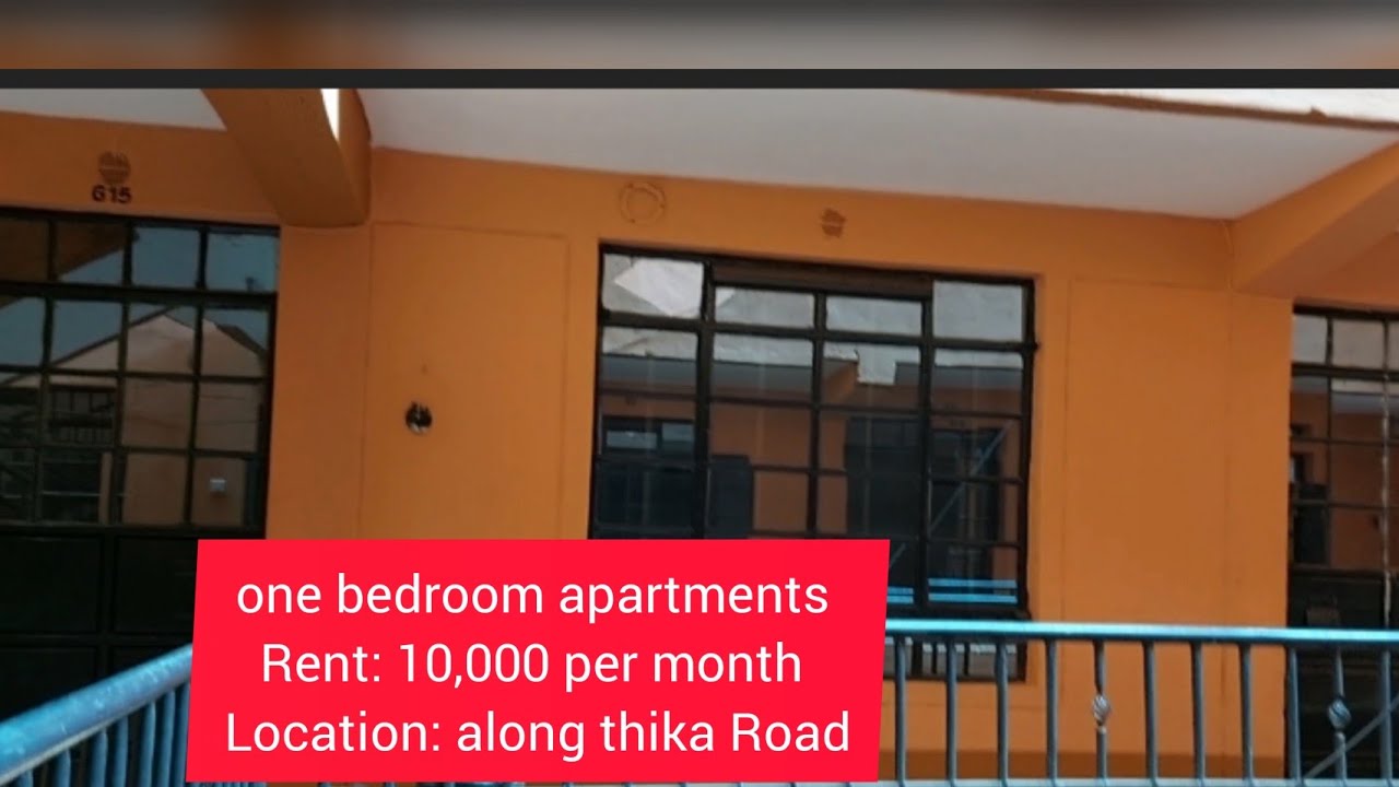 MODERN ONE BEDROOM APARTMENTS @10,000 PER MONTH (along thika Road)
