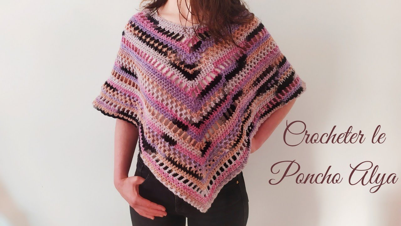 TUTO CROCHET - Crocheter le poncho 
