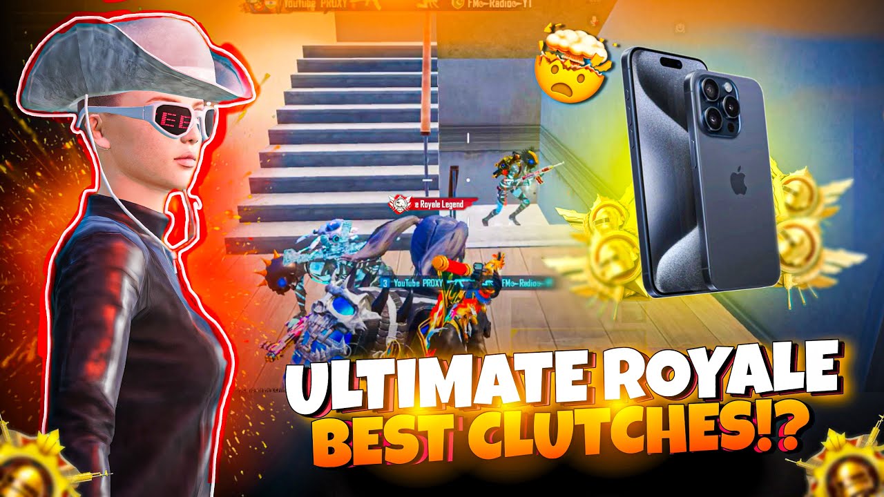 🔥BEST Clutches in Ultimate Royale Rank push to Legend! (All Settings)