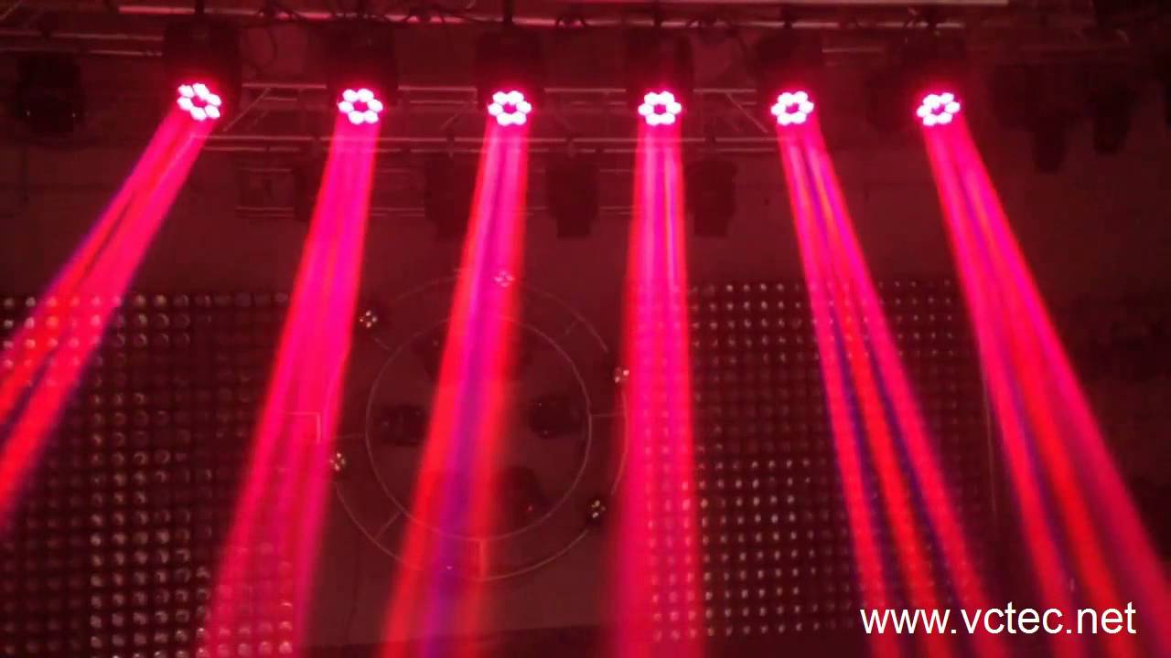 Rotated bee eye 6x15 RGBW 4 in 1 Beam Led moving head stage light