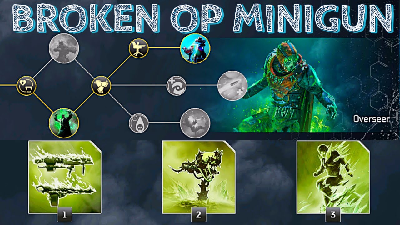 New OP Minigun Technomancer Build - TRIALS ON EASY MODE - Outriders Worldslayer