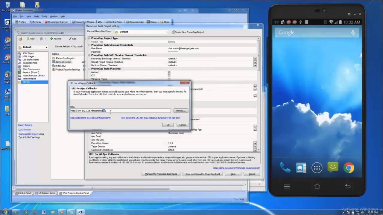 Alpha Anywhere Workshop: How to Build an Offline Capable App