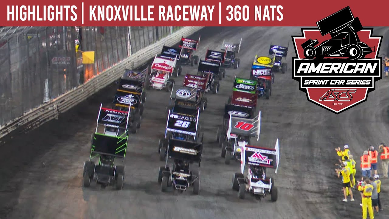 ASCS | American Sprint Car National Series | Knoxville Raceway | August 2, 2025 | HIGHLIGHTS