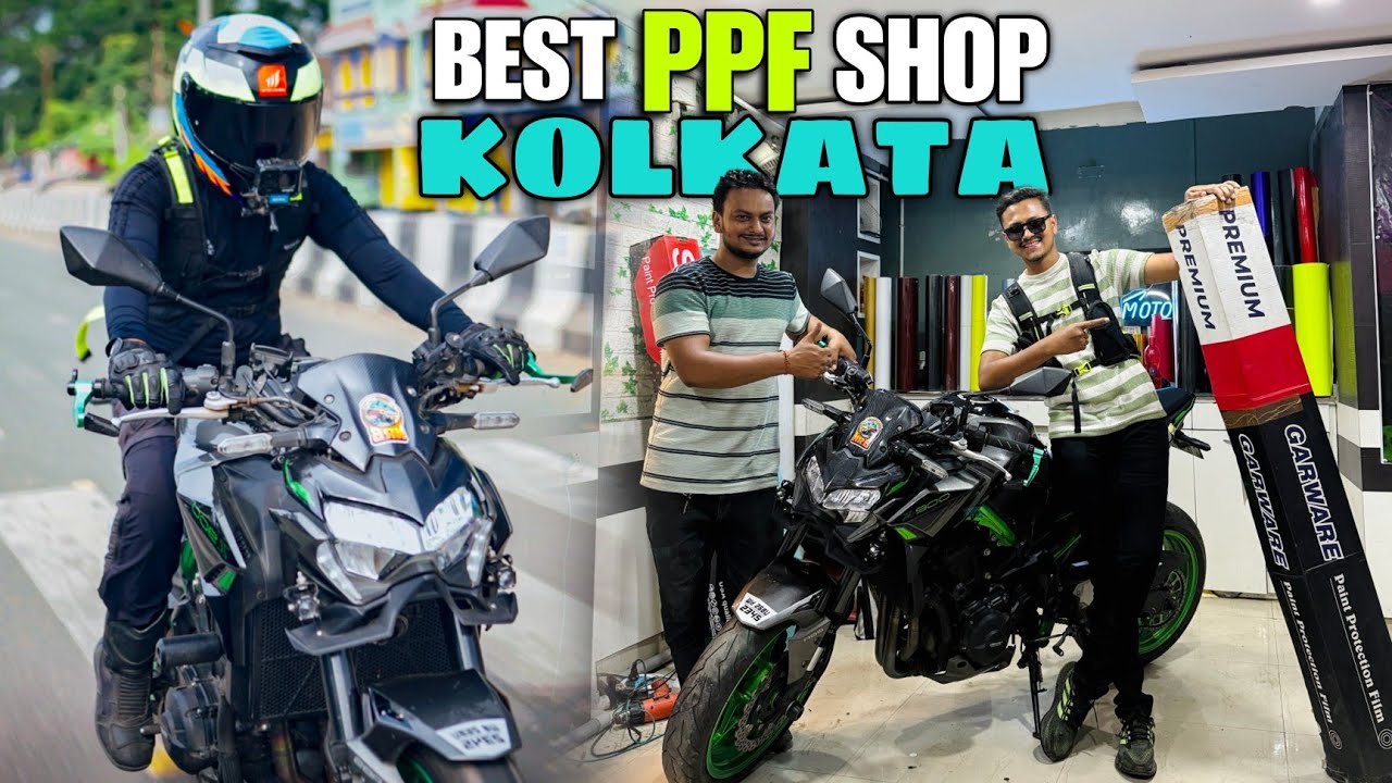 Kawasaki Z900 PPF করতে চলে এলাম কলকাতার Best PPF & Detailing Store এ 🤟