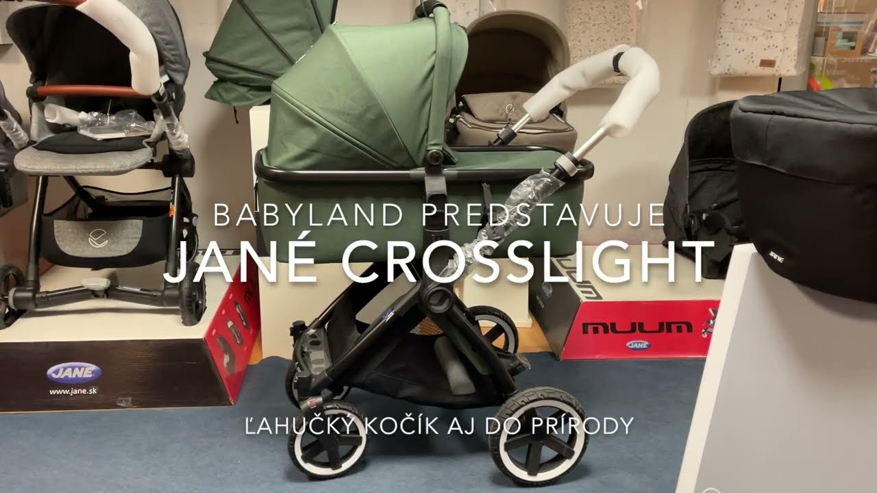 kočík JANÉ Crosslight 2022 - babyland.sk  ♥  Ľahučký kočík aj do prírody