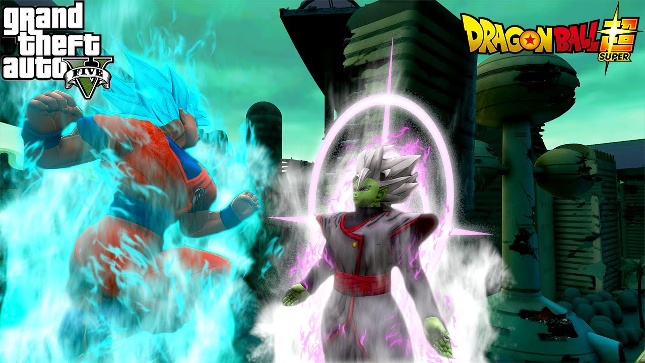 GTA 5 - Goku vs Fused Zamasu | DBZ Mods | Zamasu Arc Pt. 3