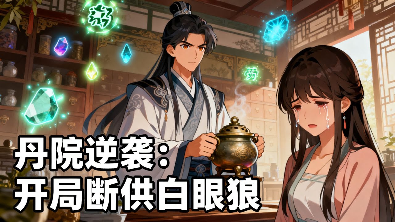 第二集《丹院逆襲：開局斷供白眼狼》重生第一劍先斬戀愛腦，看着韓靜月爲三十二靈石急哭，我轉身把資源全砸自己修煉，半年後她跪求複合？晚了！#漫畫解說#玄幻#爽文#小說推薦#有聲書