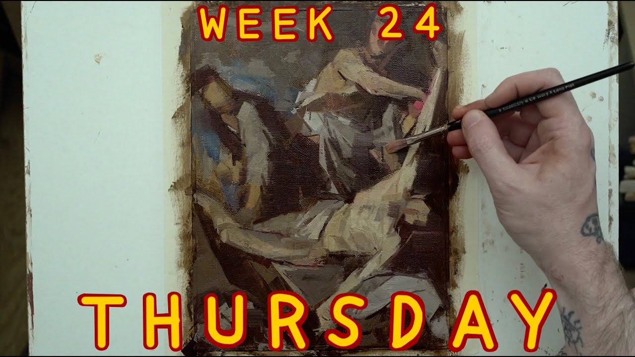 Четверг, неделя 24: Хусепе де Рибера — Композиционные этюды, масло на льне (25.06.2020)