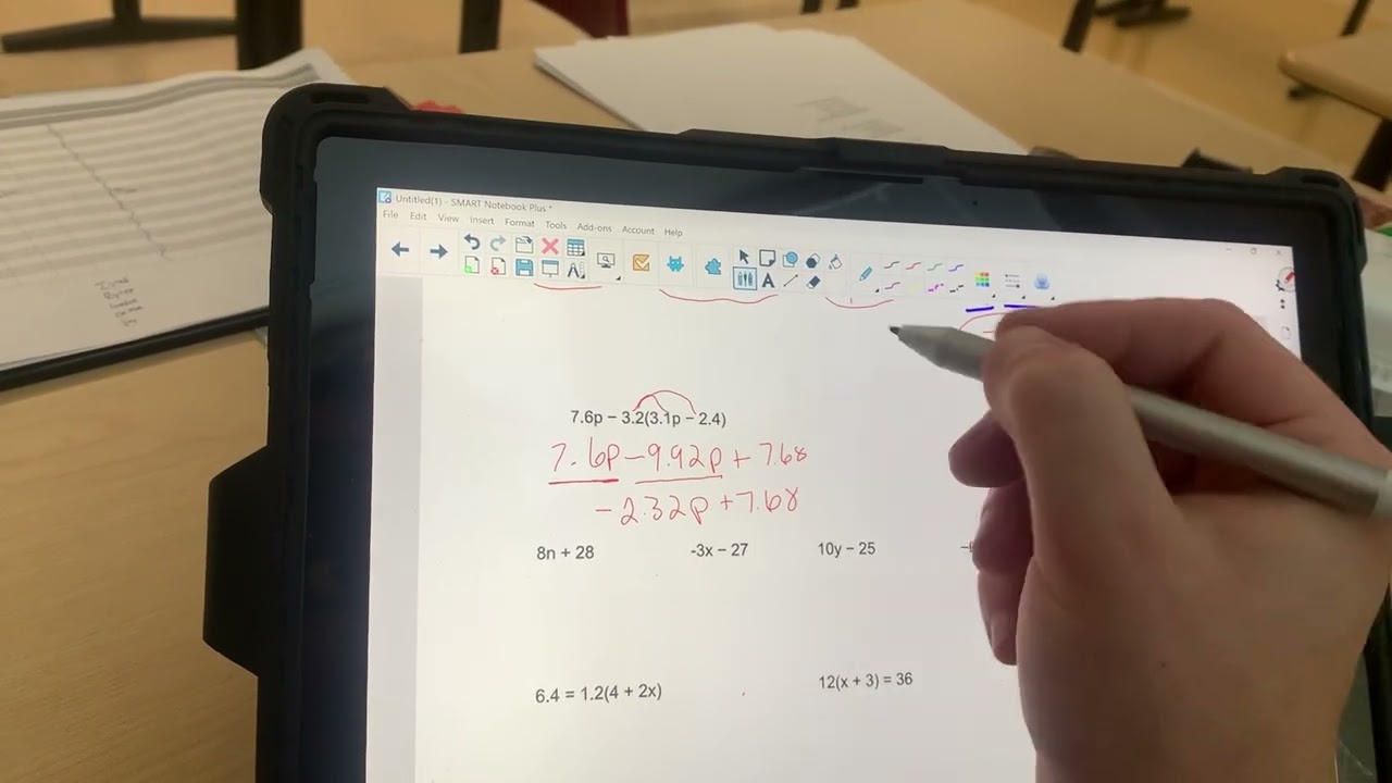 M3/T2/L1: Distributing and Factoring
