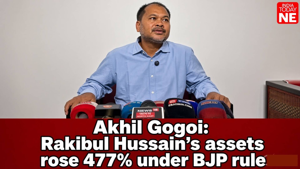 Akhil Gogoi alleges Congress MP Rakibul Hussain&rsquo;s assets rose 477 per cent under BJP rule