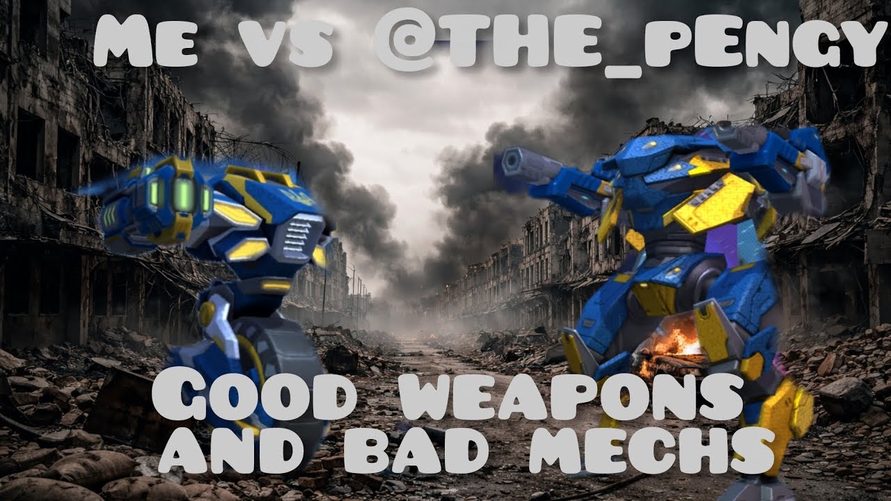 #mecharena me vs my sibling...Good mechs and bad weapons...