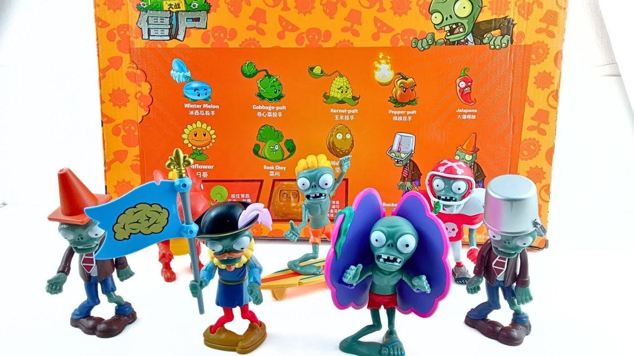 Unboxing Plants vs zombies Toy Set | Fusion Plants | Plants vs zombies Trailer | ASMR Toy Review