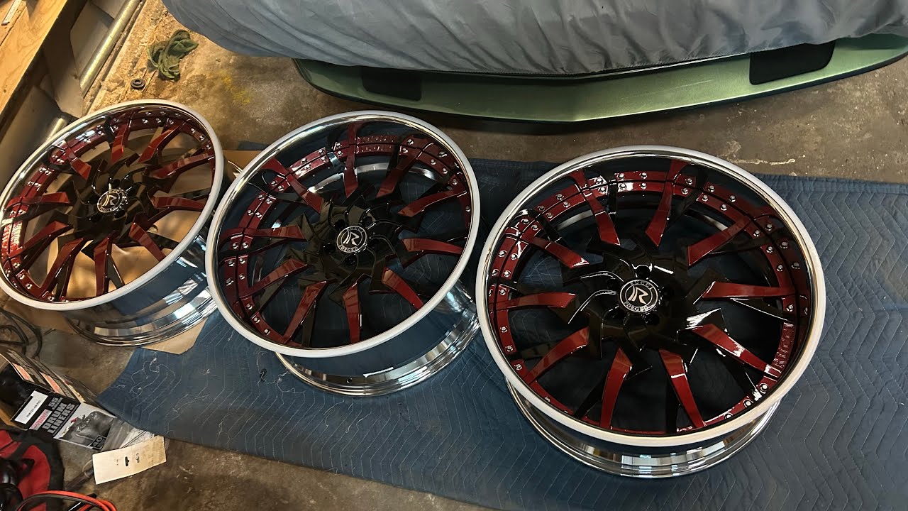 New Faces installed on the New Barrels for Black wheels 
