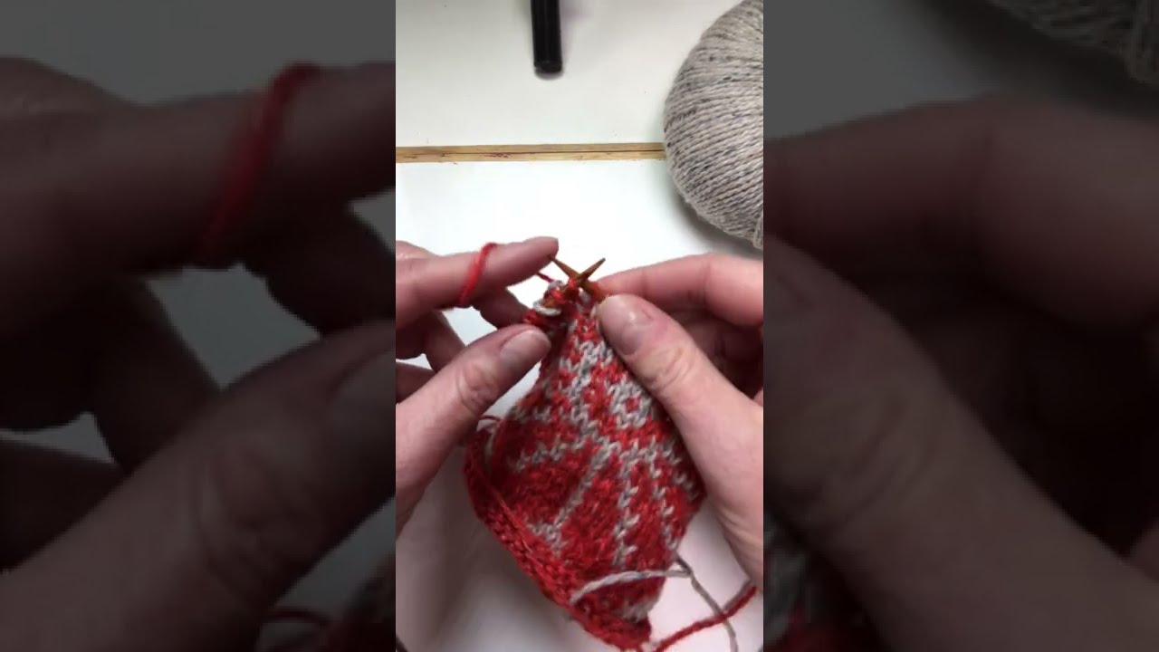 Knitting Backwards for Stranded Colorwork