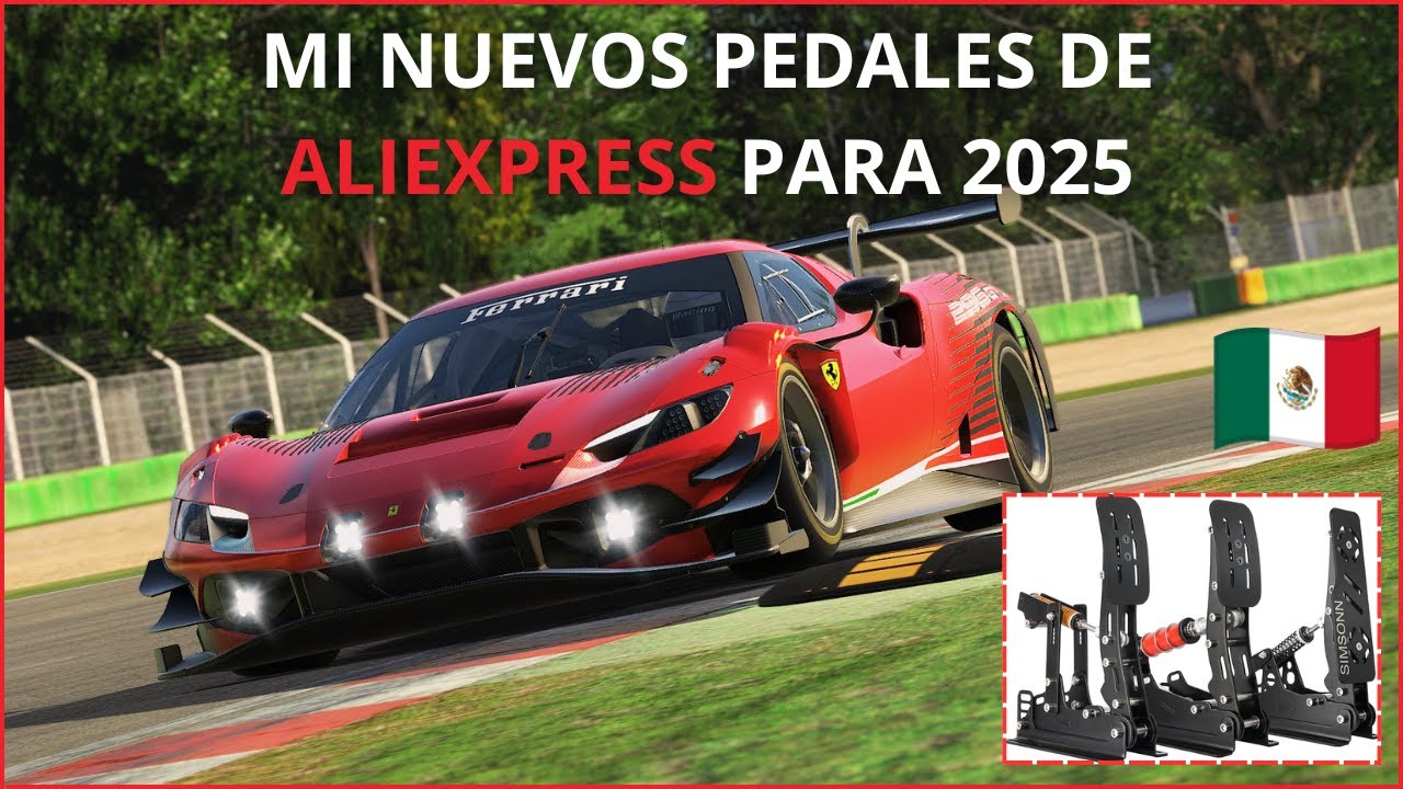 ✅ESTOS SON MIS NUEVOS PEDALES PARA SIMRACING DE ALIEXPRESS (Simsonn)🏁