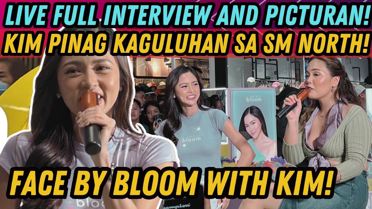 KIM CHIU FACE BY BLOOM FULL INTERVIEW AT SM NORTH EDSA! MGA FANS NAKIPAG KULITAN KAY KIM! 07/13/2024