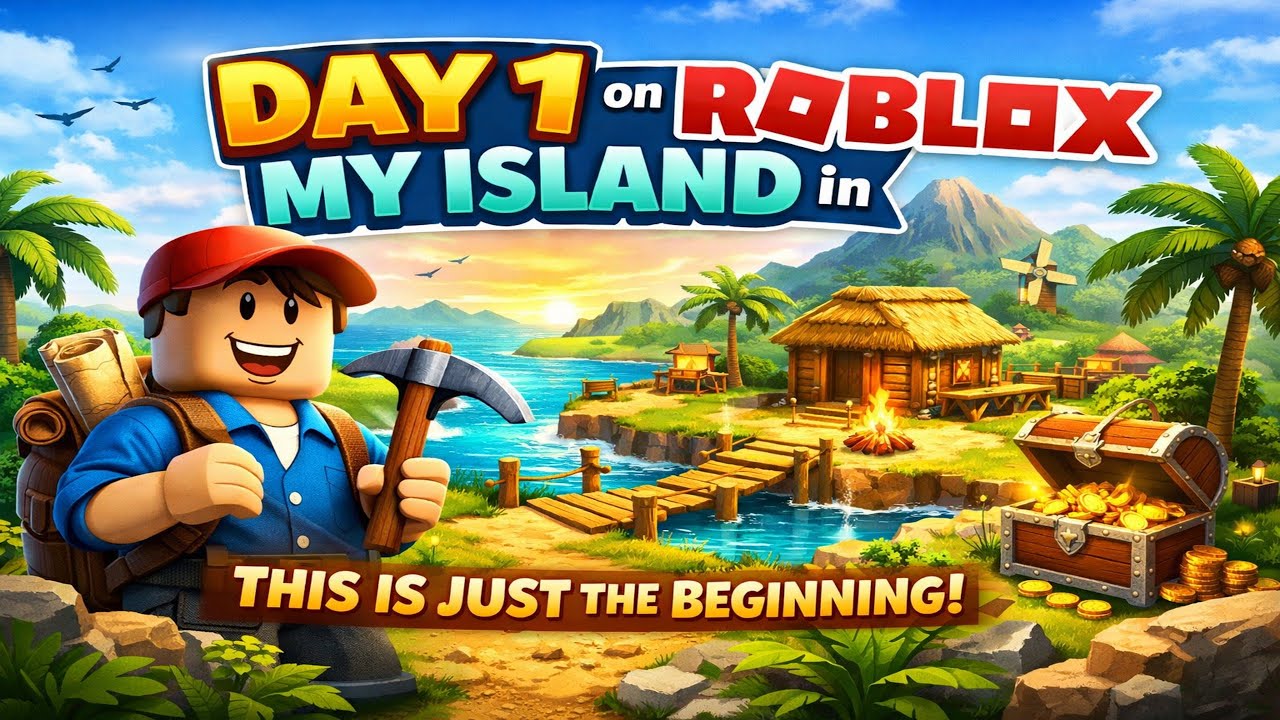 Day 1 on My Island in Roblox… This Is Just the Beginning