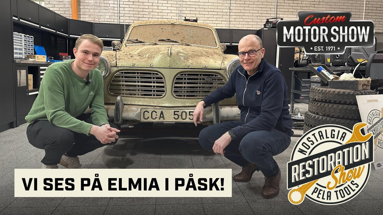Hampus Granström mekar med Volvo Amazon från 1967 på Restoration Show!