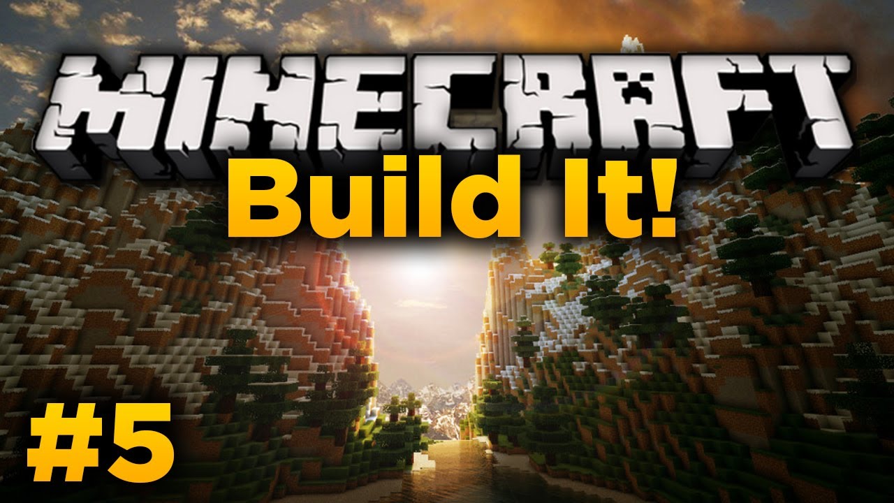 Minecraft MiniGame: Build It! #5 w/ LouisEqualsFun