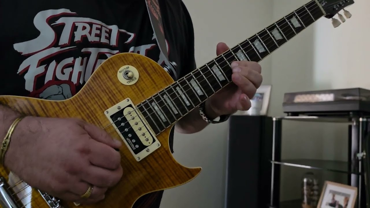 Improvised soloing over Funk Fusion backing track