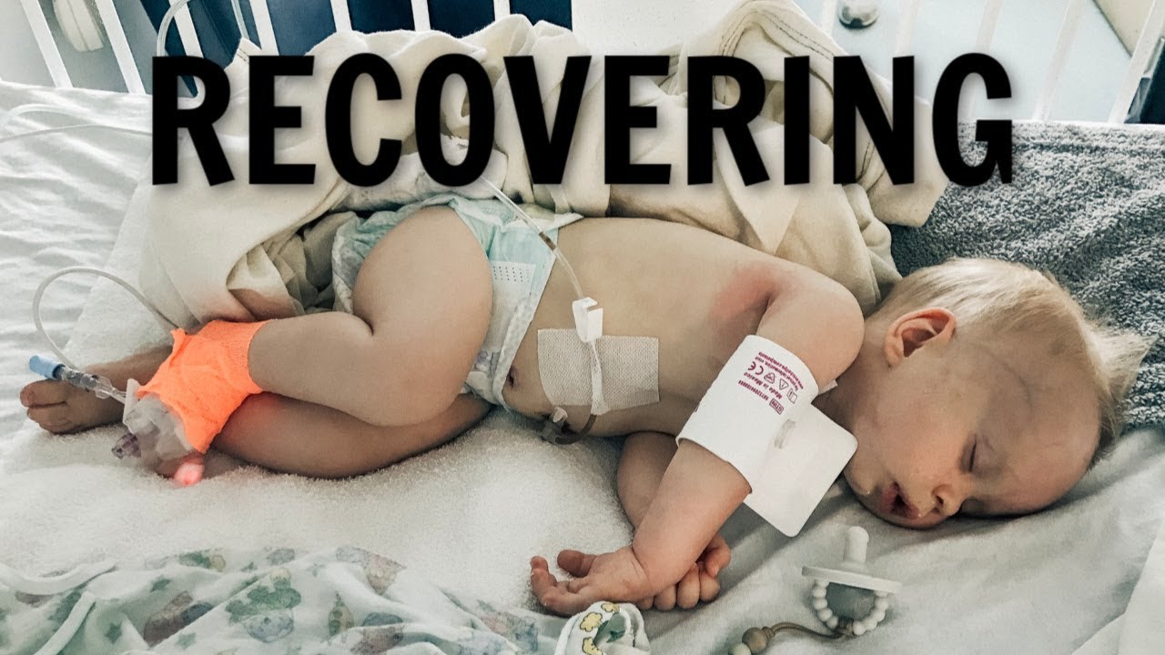 Surgery at Children's Hospital. Baby gets feeding tube/g-tube