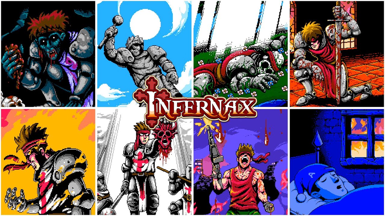 Infernax - All Endings & Credits