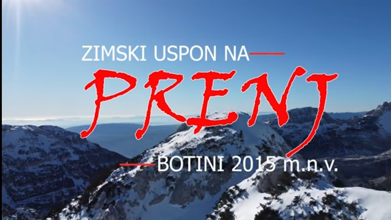 Zimski uspon na Prenj - Konjička Bijela; Skok; Pl.dom Jezerce - Sedlo - Botini 2015 m.n.v.