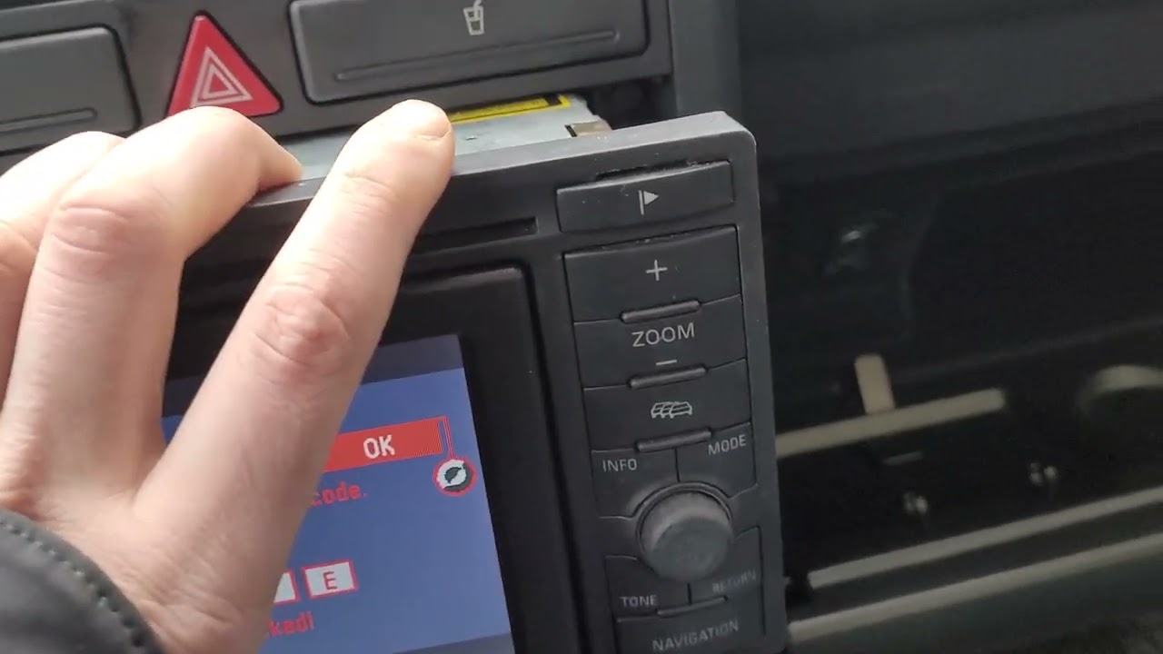 Audi Navigation Plus incorrect code