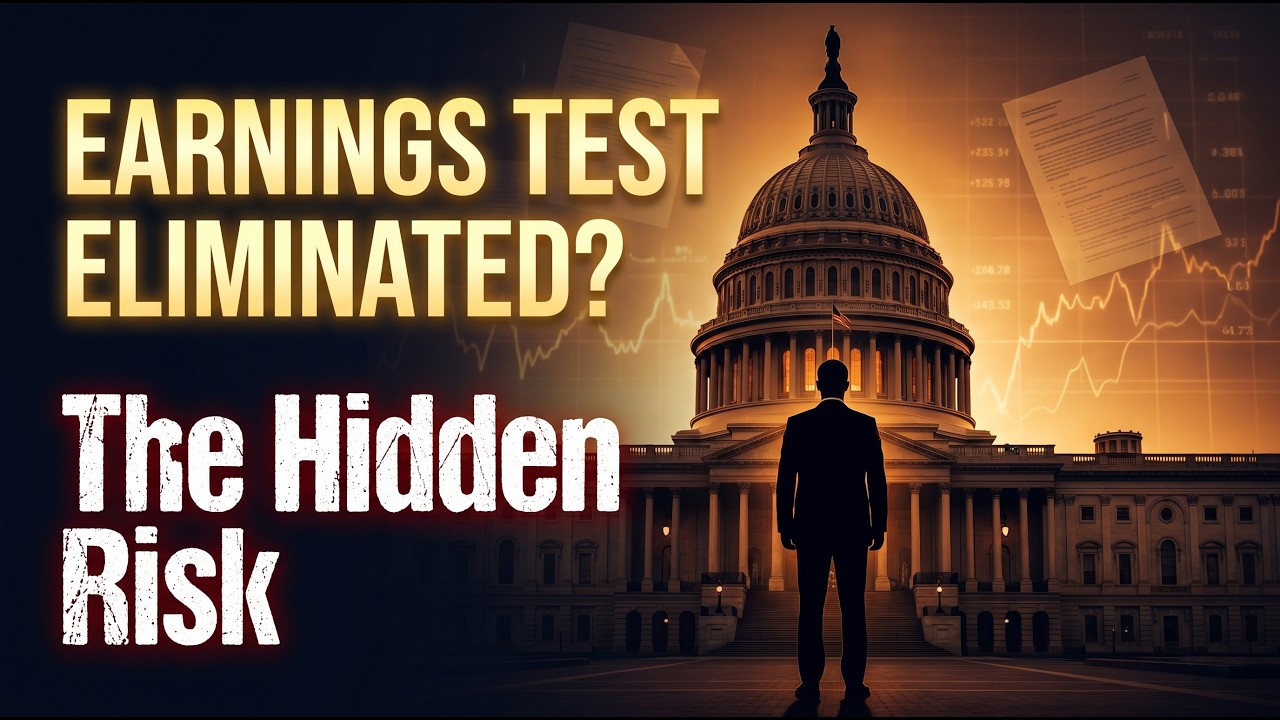 New Social Security Bill 2026 Eliminates Earnings Test: (The Hidden Risk)