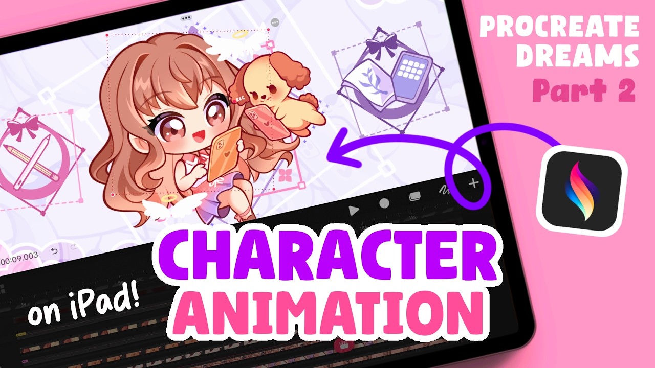 Как анимировать персонажей на iPad с помощью Procreate Dreams
